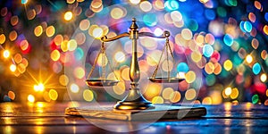 Exploring Ethical Dilemmas in Journalism A Visual Representation of Truth and Deception Through Bokeh photo