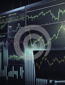 Trading Charts on a Display