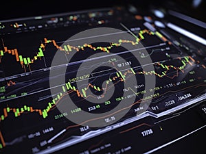 Trading Charts on a Display
