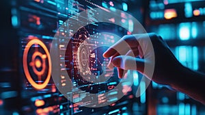 Exploring futuristic technology with interactive holograms