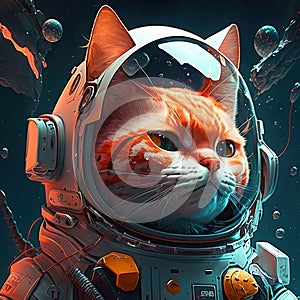 Exploring the Galaxy The Adventures of Cosmo the Cool Cat, generative ai