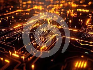 Exploring Glowing Circuit Boards, A Visual Journey Into Technology