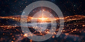 Exploring the High-Tech World of Quantum Computing: A Digital Landscape of Interconnected Elements