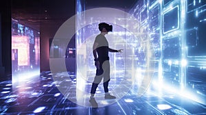 Exploring Immersive Virtual Reality Worlds