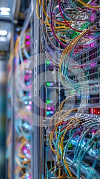 Exploring the Interconnected World of Cybersecurity and Data Privacy through Wires and Network Cables