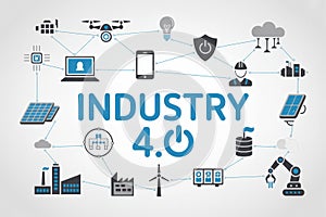 Exploring the interconnected world of Industry 4.0 through digital illustration