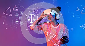 Exploring the Intersection of Artificial Intelligence, Ethics, and Digital Law in a Virtual Reality Environment XDMCP