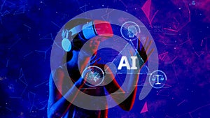 Exploring the Intersection of Artificial Intelligence, Ethics, and Governance in the Digital Age with Virtual Reality