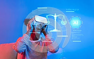 Exploring the Intersection of Artificial Intelligence and Law with Virtual Reality Technology in a Digital Landscape