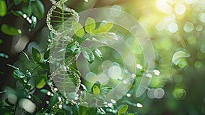 Exploring the Intersection of Science and Nature: Biochemistry, DNA, and Gene Therapy in Plant Studies with Generative AI