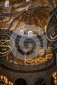 Exploring the Magnificent Interior of Hagia Sophia in Istanbul, Turkey