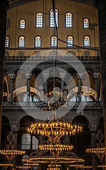 Exploring the Magnificent Interior of Hagia Sophia in Istanbul, Turkey