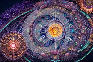 Exploring the Microcosmos A Concept Art of Microbiology Science Research.AI Generated photo