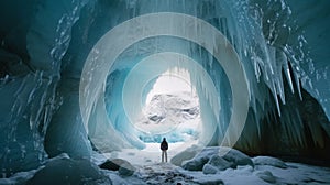 Exploring The Mystical Ice Cave: A Surreal Landscape Photography Experience