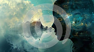 Exploring past life regression through visualization and meditation in a serene environment