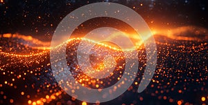 Exploring quantum computing concepts through abstract visual representation. Generative AI