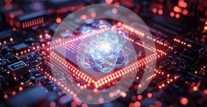 Exploring quantum computing with qubits and neural algorithms in a digital circuit. Generative AI