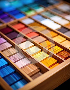 Exploring vibrant colors in a creative