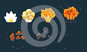 Explosion animation for game