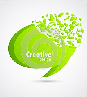 Explosion bright bubbles