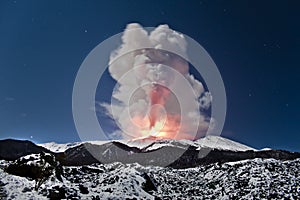 Explosion Etna photo