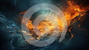 Explosion of Multi Coloured Paint On Background Freeze Motion