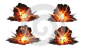 Explosive burst sequence