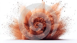 Explosive Cloud of Red Dust Generative AI