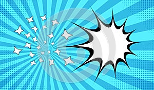 Explosive Comic Background