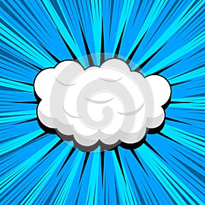 Explosive comic template