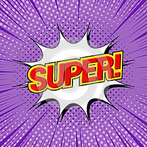 Explosive comic template