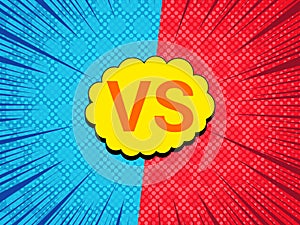 Explosive comic versus background