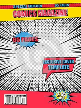 Explosive comics poster