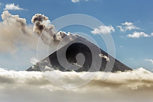 Explosive-effusive eruption of Klyuchevskoy Volcano on Kamchatka photo