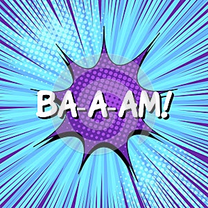 Explosive light comic concept