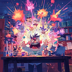 Explosive Mad Scientist\'s Lab