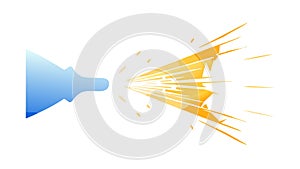 Explosive Paint Splash Creative Art Vector Design, vector design Generative AI