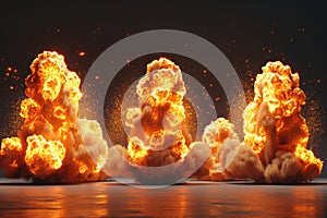 Explosive Set: A Collection of Dynamic and Powerful Explosions