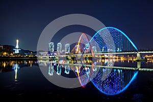 Expo Bridge in Daejeon, Korea.