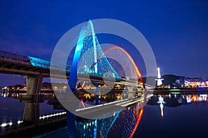 Expo Bridge in Daejeon, Korea.