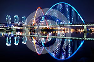 Expo Bridge in Daejeon, Korea.