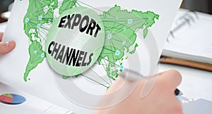 Export channels concept on a paper