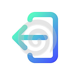 Export data pixel perfect gradient linear ui icon