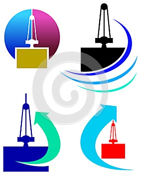 Export and import logo set