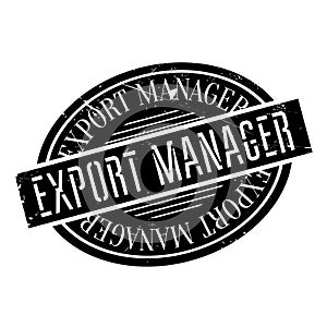 Export Manager rubber stamp