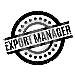 Export Manager rubber stamp