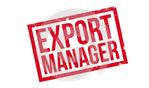 Export Manager rubber stamp