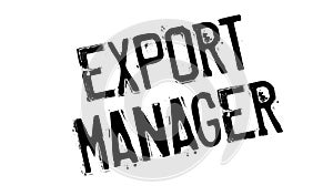 Export Manager rubber stamp