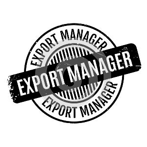 Export Manager rubber stamp