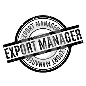 Export Manager rubber stamp